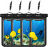 ProCase 4 Pack Waterproof Phone Pouch Dry Bag Underwater Case for iPhone 16 15 14 13 12 11 Pro Plus Max Mini Xs XR X 8 7, Galaxy S23 S22 S21 Ultra...