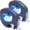 Label Orison Compatible with DYMO LetraTag Refills 91331 Plastic Label Tape Label Maker Refills for LT-100H LT-100T QX50,1/2 Inch X 13Feet (12mmx4...