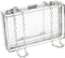 WEDDINGHELPER Transparent Clear Acrylic Square jelly Evening Bag for Women,Fashion Lovely Shoulder Bag for Dinner Party Travel (CLEAR&Sliver1)...
