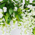 HANDIC Wisteria Garland 5pack 33Ft Artificial Fake Wisteria Vine Hanging Flowers Fake Vines Plants...