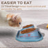 BNOSDM Double Dog Bowl Tilted Raised Stainless Steel Dog Bowls with Plastic Mat, Cat Basic Food and Water Bowl Set for Small Dog Pet Kitten Puppy...