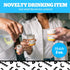 BigMouth Inc Prescription Pill Bottle Shaped Shot Glass Set, Funny Novelty Shot Glasses, 3-Pack, 2 fluid ounces...