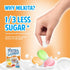 Milkita The Real Milk Lollipop Bag, Gluten Free Chewy Candies with Calcium & Real Milk, Zero Trans Fat, Low-Sugar, Fruity Flavors (Strawberry, Hon...