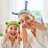 6Pcs Skincare Headbands Snail Spa Headband and Wristband Set Alien Headband Green Frog Face Wash Wristbands Cute Makeup Headband Hair Band for Was...