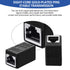 Frienda 10 Pieces RJ45 Coupler, Ethernet Extension Adapter Network Connector for Cat7/Cat6/Cat5e/Cat5 Ethernet Network Cable Coupler Female to Fem...