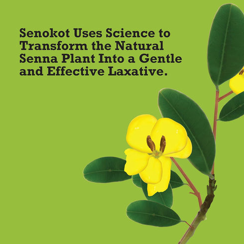 Senokot Regular Strength Tablets Natural Vegetable Laxative Ingredient, 50 Count...