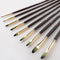 Falling in Art 9 PCS Filbert Brushes Set, Professional Nylon Paint Brushes, Long Handle Artist Brush for Watercolor, Acrylic, and Oil Painting...