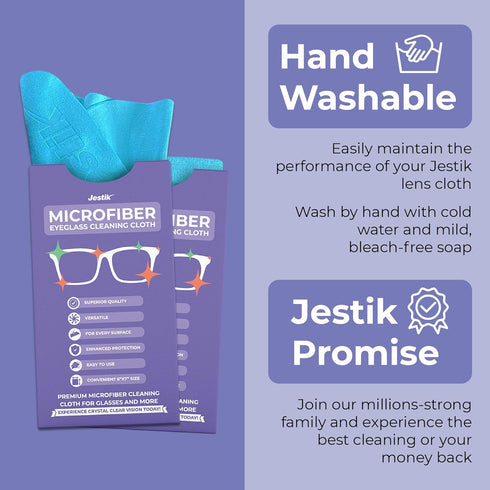 Microfiber Eyeglass Cleaning Cloths - Premium Japanese Microfiber Cleaning Cloth for Glasses, Lens Cleaner for Glass, Screens, Electronics & Other...