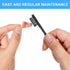 7 Pieces Hearing Aid Cleaning Tools Hearing Aid Amplifier Cleaning Brush and Magnet, Hear Aid Cleaning Kit with Velvet Bag...