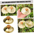 4pcs Children's Percussion Instrument Mini Cymbals Mini Hand Bells Small Cymbals Kids Mini Cymbal Brass Cymbals Copper Cymbals Hand Cymbals Toys M...