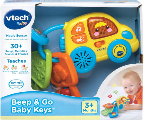 VTech Beep and Go Baby Keys, Multicolor...