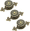 MY MIRONEY Antique Bronze Cabinet Knobs with Backplates Zinc Alloy Drawer Pulls Handles Mushroom Shaped Furniture Pull Dresser Cupboard Door Knob ...