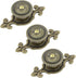 MY MIRONEY Antique Bronze Cabinet Knobs with Backplates Zinc Alloy Drawer Pulls Handles Mushroom Shaped Furniture Pull Dresser Cupboard Door Knob ...