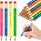 Tinlade 72 Pcs Inspirational Golf Pencils with Erasers for Kids Bulk 4 Colors Quotes Presharpened Neon Mini Pencils Motivational Pencils Half Penc...