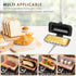4w1h Sandwich Maker, Breakfast Sandwich Maker, Hot Dog Toaster, Grilled Cheese Maker Nonstick Sandwich Maker Flip Grill Pan for Breakfast Pancakes...