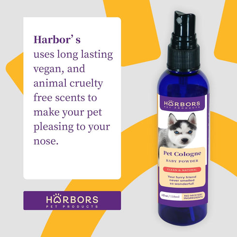 Harbor's Pet Cologne (Baby Powder 4oz)...