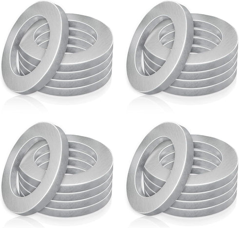 Pack-20 Oil Drain Plug Gasket, Washer Crush Seal, Automobile Replacement Accessories, Compatible with Honda 9410914000 (Silver)...
