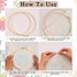 Mozzyyee 3 Sets Embroidery Starter Kit for Beginners Adults Include 3 Embroidery Clothes with Floral Pattern Instructions Hoops Floss Thread Fabri...