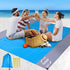 Beach Blanket, Beach Mat Sand Free Waterproof 79" X 83" Suitable for 4-7 Adults, Waterproof Lightweight Picnic Blankets for Travel, Camping, Hikin...