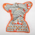 One Size Cloth Diaper Cover Snap with Double Gusset (Dots Fox)...