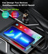 Car Charger, BRCOVAN Dual QC3.0 Port USB Car Charger Adapter, 36W 3A Fast Charge Car Phone Charger with Colorful Voltmeter & ON/Off Switch......