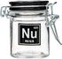 Airtight Glass Herb Mini Storage Jar with Clamping Lid in Choice of Design (Nugs, Small)...