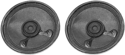 DMiotech 2 Pack 2W 8 Ohm 50mm Diameter DIY Magnetic Speaker Round Shape Internal Replacement Loudspeaker for DIY Speaker Black...