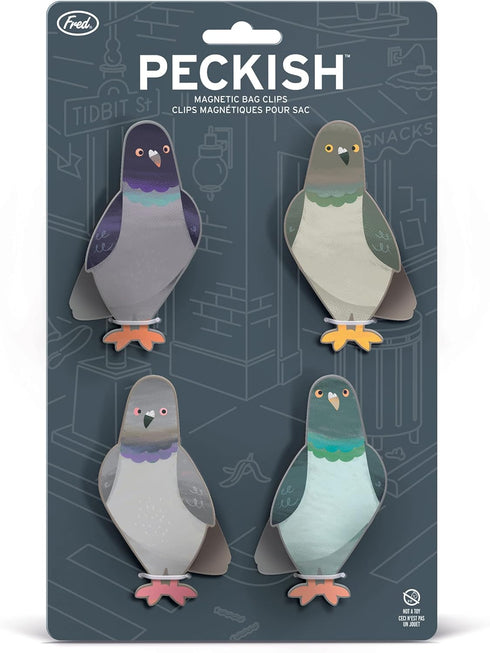 Genuine Fred PECKISH, Pigeon Magnetic Bag Clips...