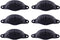Renovators Supply Manufacturing Cabinet Handles 4.5 in. Black Wrought Iron Cabinet Knobs, Drawer Pulls with Mounting Hardware Pack of 6...