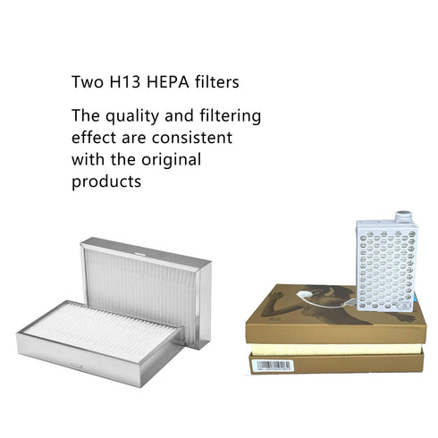 ?2-Pack?H13 HEPA Filter, Suitable for BROAD AirPro Electrical Respir?tor ,Compatible BROAD FB2 Filter...