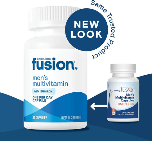 Bariatric Fusion One Per Day Bariatric Multivitamin with Iron for Men | with Prostate and Heart Support Vitamins* | Gastric Bypass and Sleeve Gast...