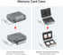 PROfezzion SD Card Holder Case Water-Resistant: Portable 12 Slots Memory Card Case for 8 Micro SD Card & 4 SD/SDXC/SDHC Card, Memory Card Hard Car...