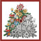 Design Works Crafts CTree Design Works Zenbroidery Fabric 10x10 ChristmsTree......