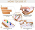 Uanchu Cork Strips Bulletin Bar Strips Pin Board Bar Strips Frameless Notice Board Strip with 1 Roll Double Side Tape 100 Push Pins for Office Bac...