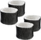 XIMOON HWF62 Humidifier Filter A Replacement for Holmes & Sunbeam Humidifier Models HM1701, SCM1702, HM1761, HM1300 & HM1100; Compare to Part # HWF62, HWF62CS,HWF62D (4)