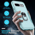 for Google Pixel 8a Case with Screen Protector + Camera Lens Protector,Heavy Duty Shockproof Full Body Protective Cover Built in Rotatable Metal R...