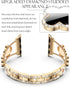 CTYBB Bling Womens Band Compatible with Apple Watch Band 40mm 41mm 38mm Series 9 8 7 6 5 4 3 2 1 SE, Sparkle Diamond Replacement Bracelet Wristban...