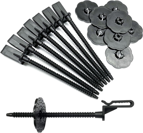 Solar Panel Guard Clips,20pcs Nylon Critter Guard Clips,Rustproof Solar Panel Bird Guard Fastener Clips for Fixing Wire Mesh to Solar Panels,Solar...