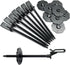 Solar Panel Guard Clips,20pcs Nylon Critter Guard Clips,Rustproof Solar Panel Bird Guard Fastener Clips for Fixing Wire Mesh to Solar Panels,Solar...