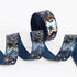 Navy Blue Ribbon with Gold Star Navy Silk Ribbon Navy Blue Satin Ribbon,10 Yards 7/8?22mm) for Gift Wrapping Craft Packing, DIY Craft, Wedding Par...