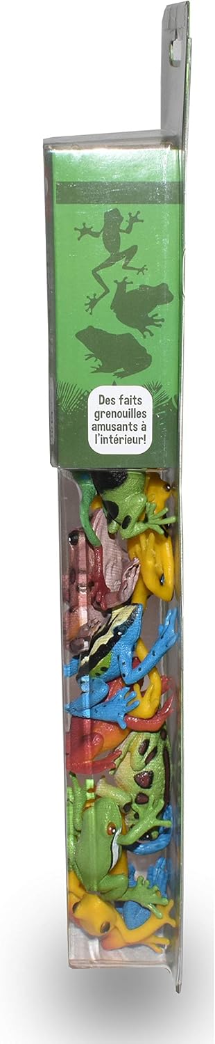 Wild Republic Frog Nature Tube, Amphibian Figures, Frog Toys, Educational Toys for Kids, 12-Piece...