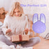 Wireless Silent Mouse, Cute Rabbit Designs, 2.4 GHz with USB Mini Receiver, Opatical Mouse Wireless for Laptop, PC, Computer, Chromebook, Notebook...