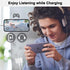 3 in 1 Dual 3.5mm Headphone Jack Adapter - Earphone Jack Audio and Charging Adapter - Headphone Splitter for iPhone 14/13/ 12/11/ X/ 8 - White...