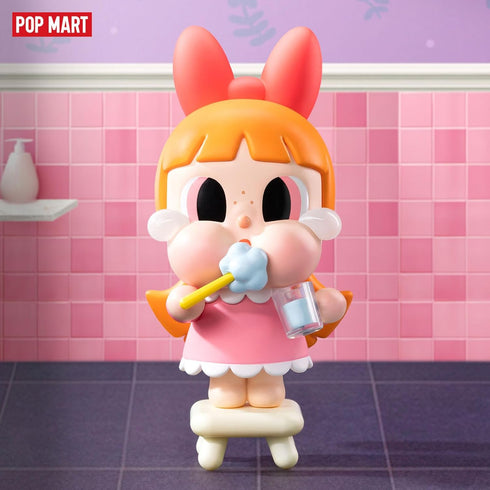 POP MART CRYBABY x Powerpuff Girls Series Figures, CRYBABY Blind Box Figures, Random Design Action Figures Collectible Toys Home Decorations, Holi...