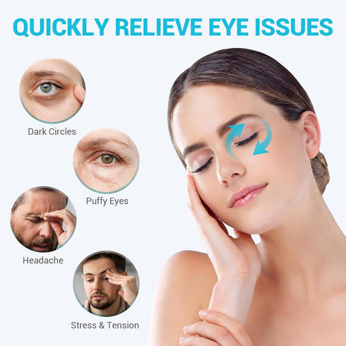 Comfytemp Cold Gel Eye Mask, Cooling Eye Ice Pack for Puffiness, Reusable Cold Compress Sleeping Mask for Puffy Eye, Dry Eyes, Sinus, Dark Circles...