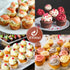 JOERSH 2-PK Mini Muffin Pans Non-Stick 24 Cups Silicone Mini Cupcake Pans, Silicone Baking Molds for Muffin Cakes, Tart, Bread...