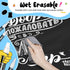 White Window Chalk Markers Pen: 6 Pack White Glass Marker, Liquid Chalk Marker for Chalkboard Signs, Car Window Paint Marker Pen for Bistro, Jars,...