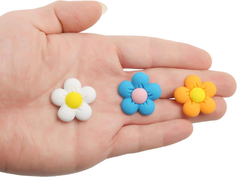 28 Pieces Pack, Flowers Shoes Charms Decorations Different No-Repeat Accessories Wristband Bracelet Girls Boys Teens Kids Birthday Party Favor Gif...