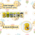 Bee Ribbons 6 Rolls Bumble Bee Ribbon Wired Bees Crafts 2.5 Inch 40 Yards Spring Summer Ribbon Yellow Stripe Gingham Dot Honey Bee Ribbon for Wrap...