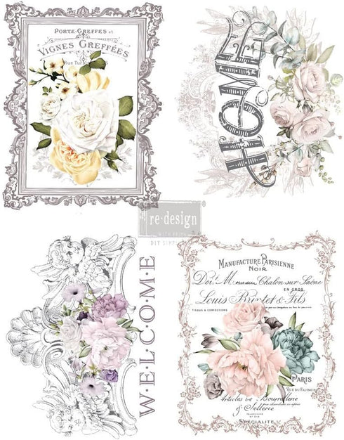 Redesign DÉCOR TRANSFERS® – Floral Home 11?X 15? Each Design 655350635527...